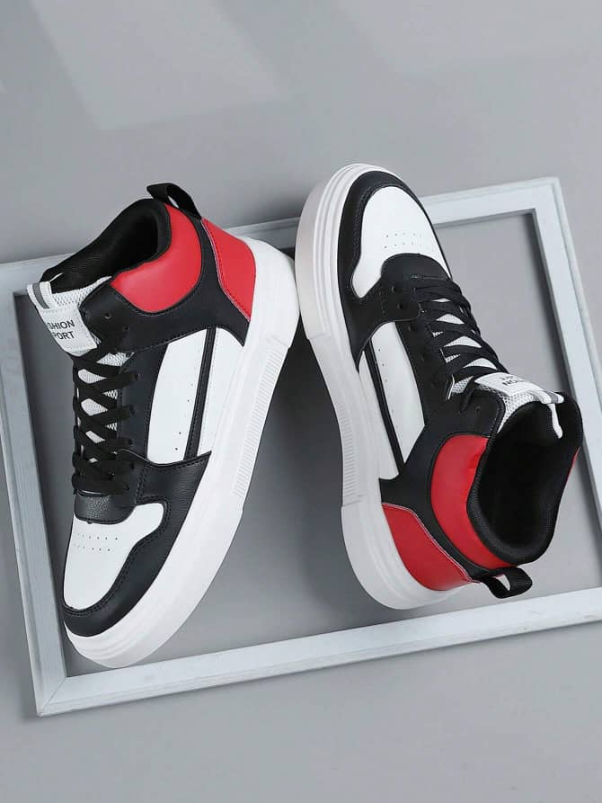 😳❤️🤍 Tenis Tipo Botas Alta Calidad Negros y Blancos 🤩✨