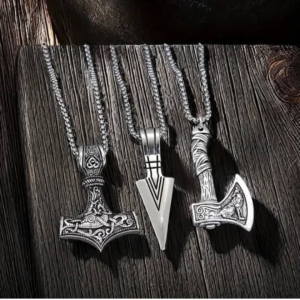 Collares Vikingos Plateados⚡️